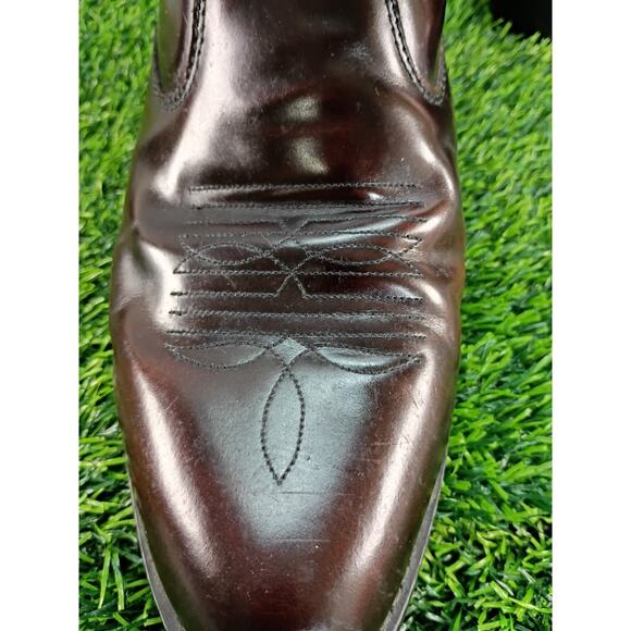 Laredo Men 9EW Burnt Apple Leather Side Zip Traditional Boots main image 8
